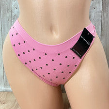 WOMEN'S PLUS SIZE POLKA DOT BRIEFS - COMFORTABLE