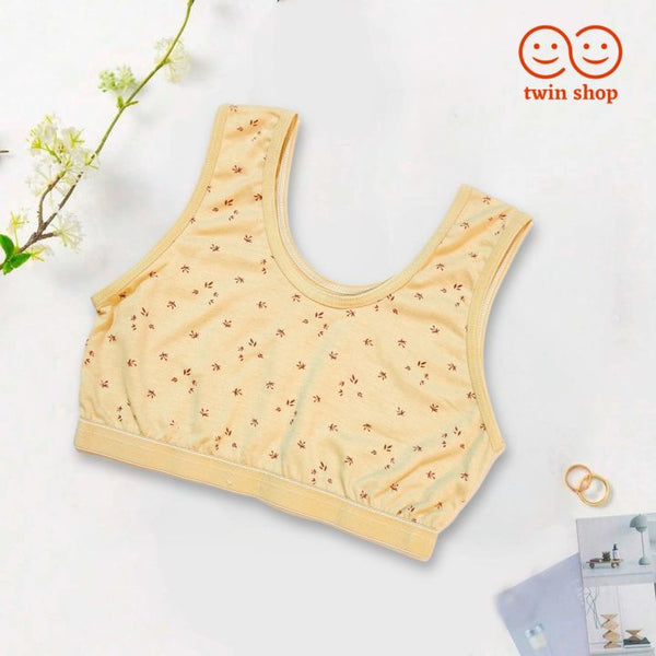 PRINTED COTTON BRA VEST FOR GIRLS