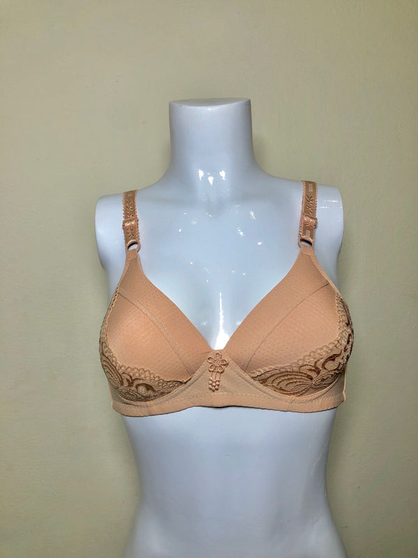 FANCY EMBROIDERED PADED BRA